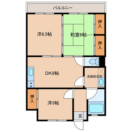 串間ビルの物件間取画像